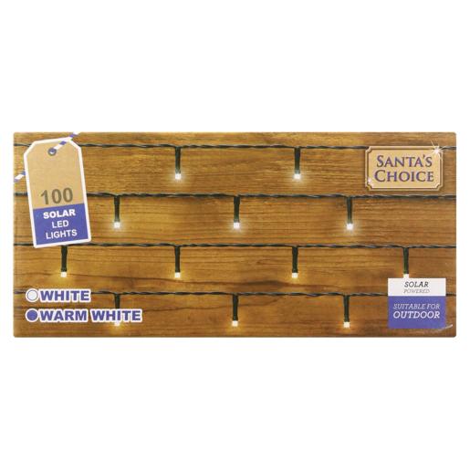 Santa’s Choice Collection Christmas Lights Solar LED 100s