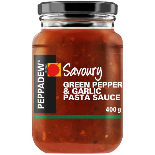 Peppadew Green Pepper & Garlic Pasta Sauce 400g