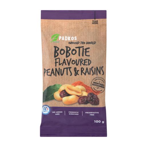 Padkos Bobotie Flavoured Peanuts & Raisins 100g