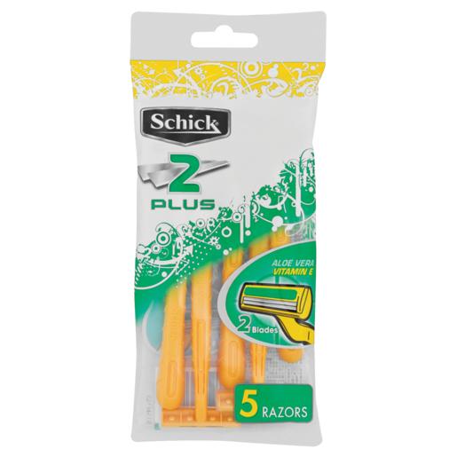 Schick 2 Plus Razors 5 Pack
