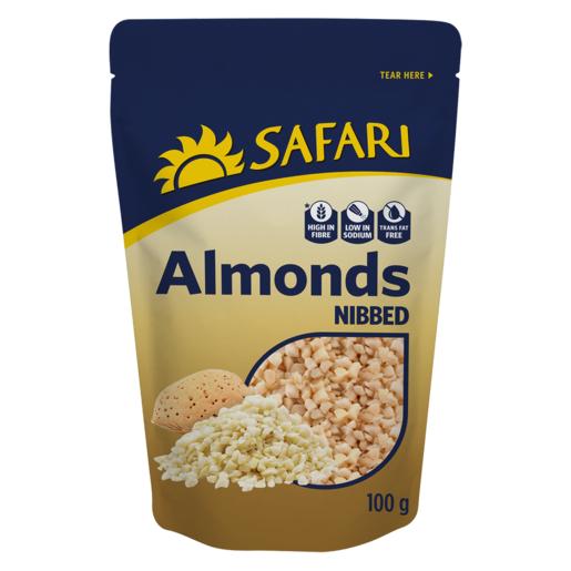 Safari Nibbed Almonds 100g