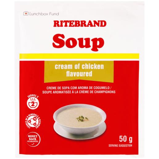 Ritebrand Cream Of Chicken Flavoured Instant Soup 50g