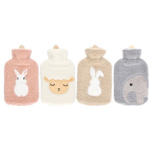 Rabbit Elephant Sheep Soft Touch Hot Water Bottle (Assorted Item – Supplied at Random)
