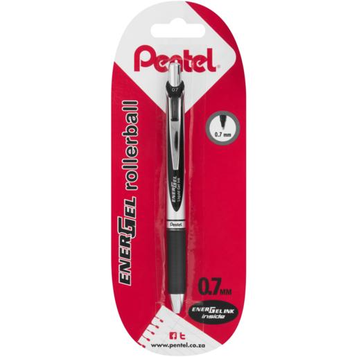 Pentel Black Gel Rollerball Pen 0.7mm
