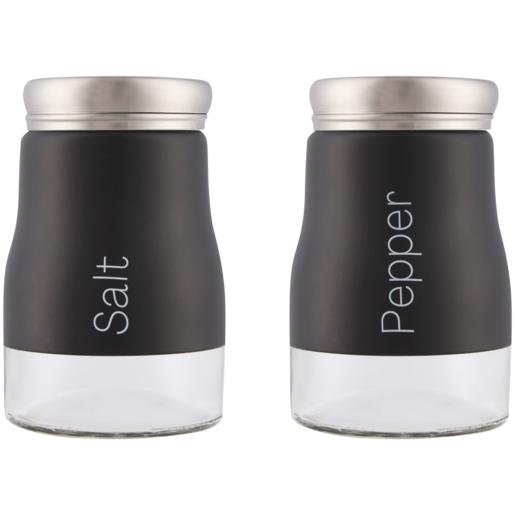 Vintage Black Loose Glass Salt Or Pepper Shaker 9.5cm (Assorted Item – Supplied at Random)