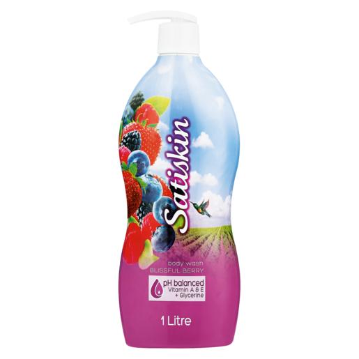 Satiskin Blissful Berry Body Wash 1L