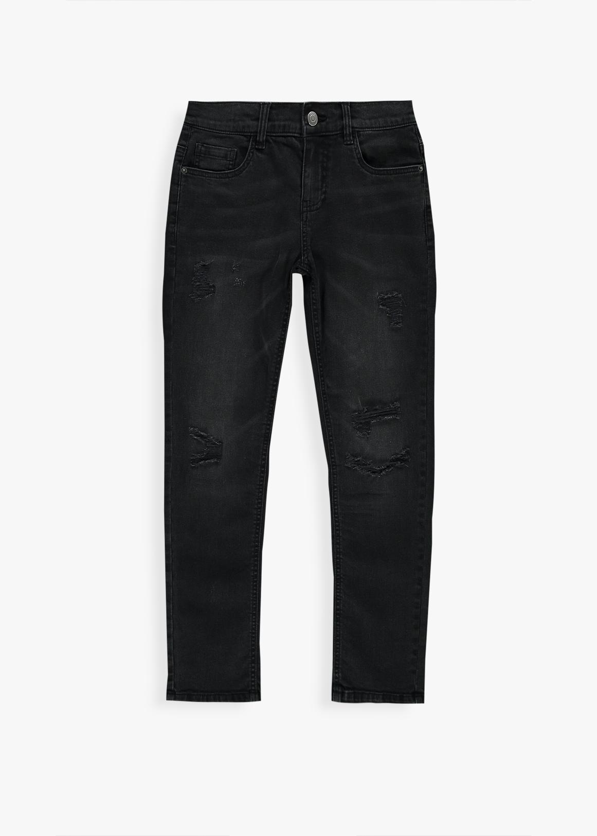 RIP AND REPAIR  BLACK JEAN  BLACK   10