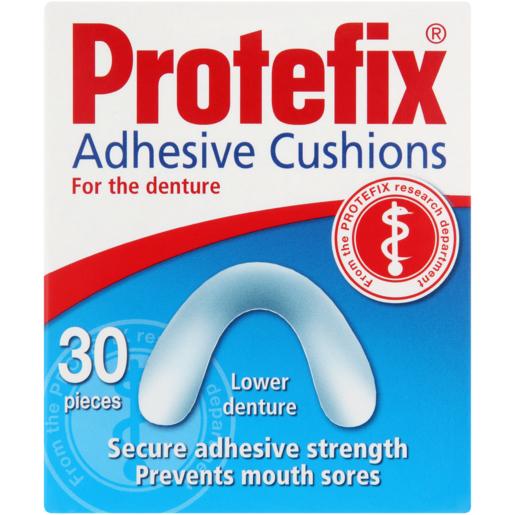 Protefix Adhesive Cushions For Lower Denture Box 30 Pack
