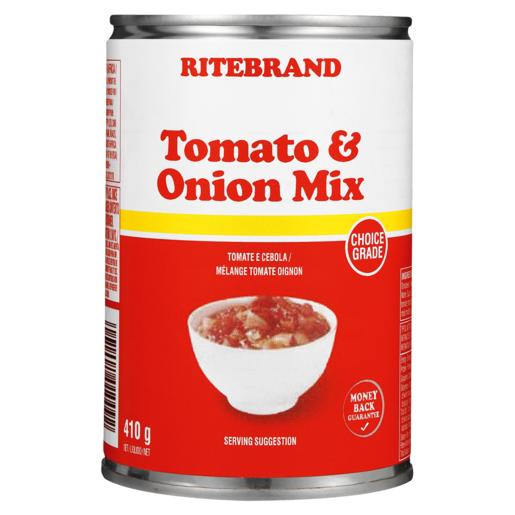 Ritebrand Tomato & Onion Mix Can 410g