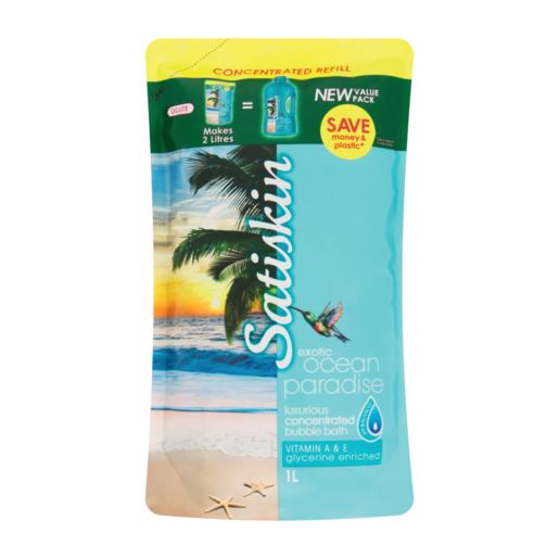 Satiskin Exotic Ocean Paradise Concentrated Bubble Bath Refill 1L