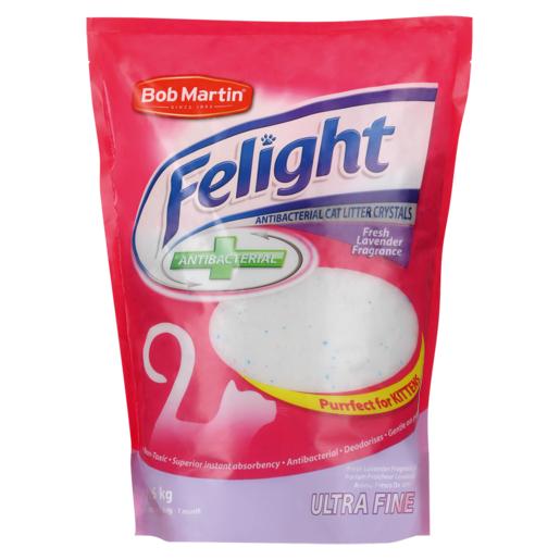 Bob Martin Felight Fresh Lavender Scented Anti-Bacterial Cat Litter Crystals 1.5kg