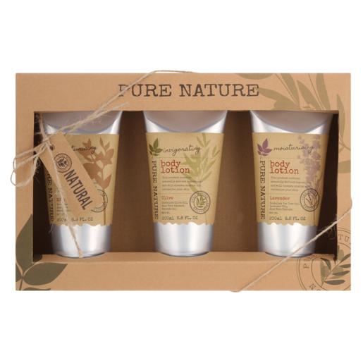 Pure Nature Body Lotion Bath Gift Set 3 Piece