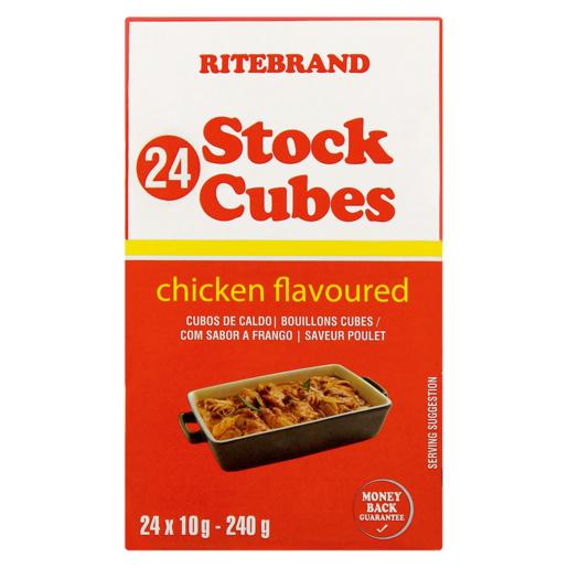 Ritebrand Chicken Flavoured Stock Cubes 24 Pack