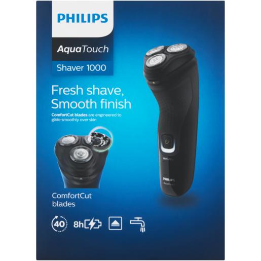 Philips Shaver 1000 Deep Black Wet Or Dry Electric Shaver