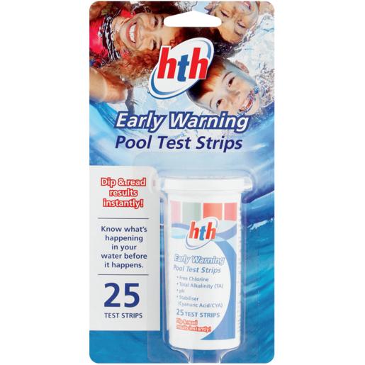 HTH Early Warning Pool Test Strips 25 Pack