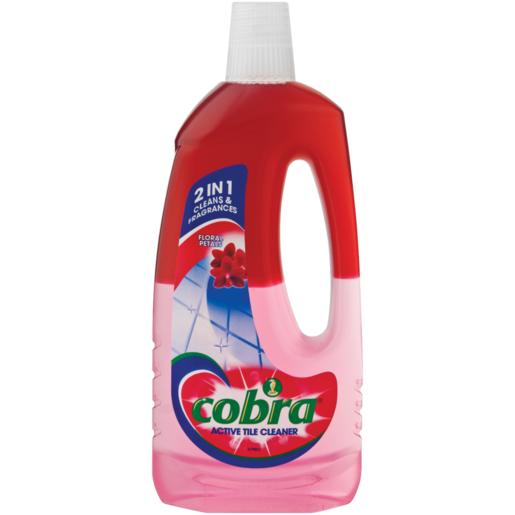 Cobra 2-In-1 Floral Petals Active Tile Cleaner 750ml