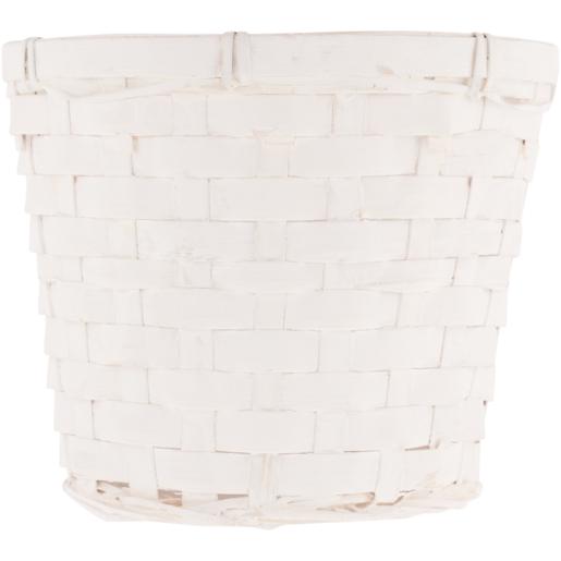 Party Xpress White Woven Basket