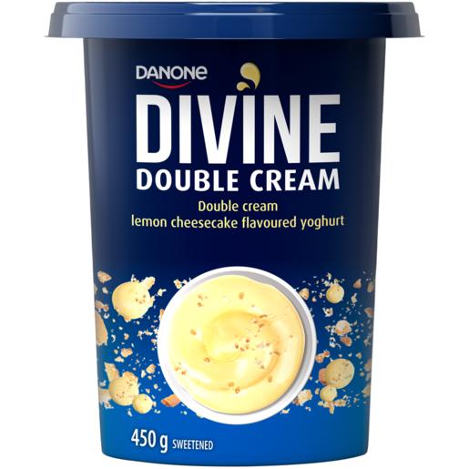 Danone Divine Lemon Cheesecake Flavoured Double Cream Yoghurt 450g