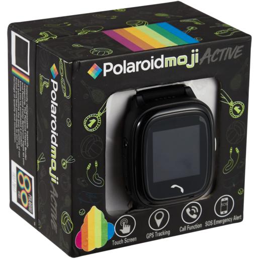 Polaroid Moji Active Black Waterproof Kids Tracking Watch