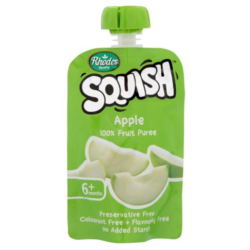Rhodes Squish Apple Fruit Puree 6 Months+ Pouch 110ml