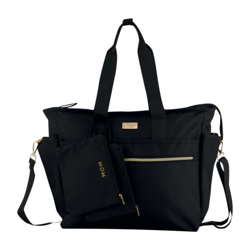 Ree The Tote Black Diaper bag