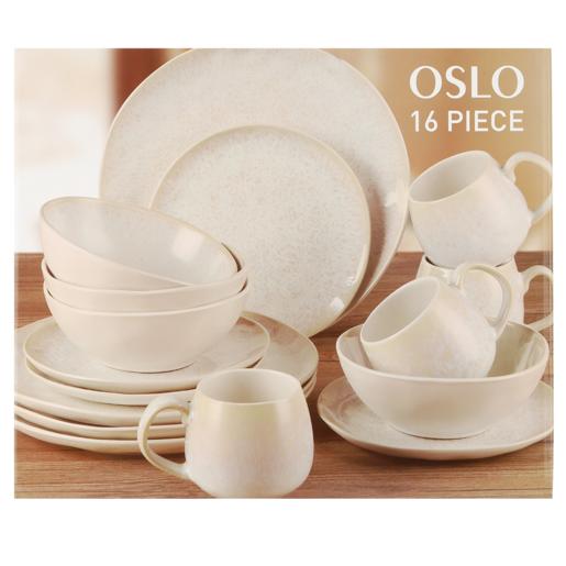 Reactived Glazed Dinner Set 16 Piece