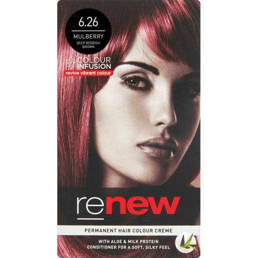 Renew Mulberry Deep Reddish Brown 6.26 Permanent Hair Colour Créme 50ml
