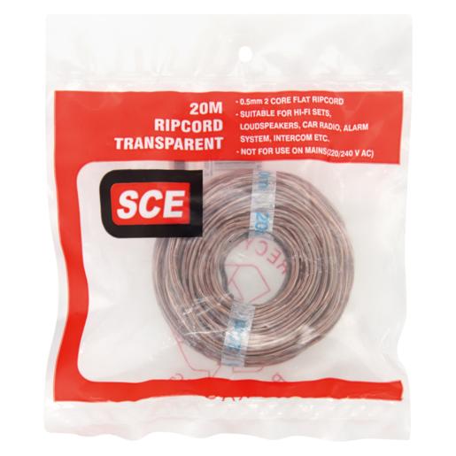 SCE Transparent Ripcord 20m