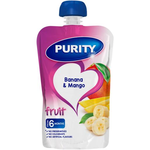 Purity Banana & Mango Fruit Puree 6 Months+ 110ml