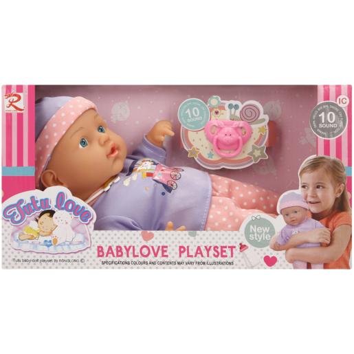Rong Long Tutu Love Speaking Babylove Doll Play Set 5 Piece
