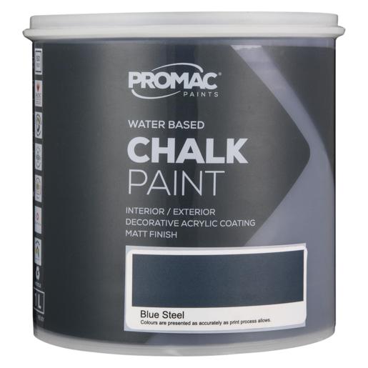 Promac Paints Blue Steel Chalk Paint 1L