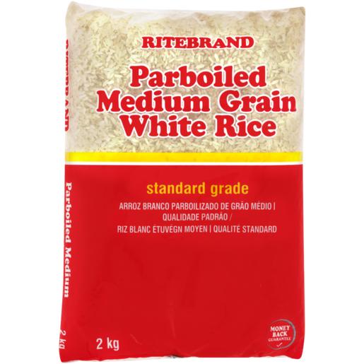 Ritebrand Medium Grain Parboiled White Rice 2kg