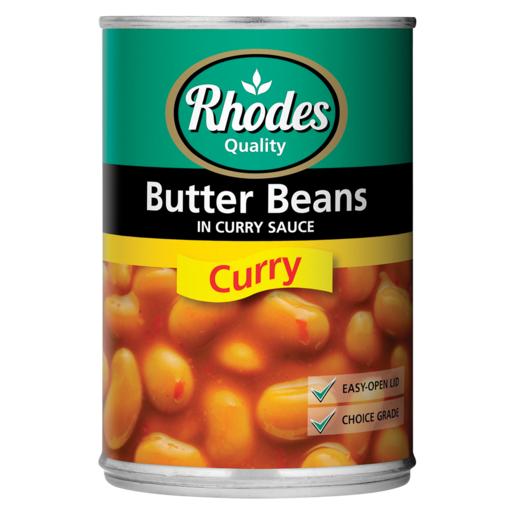 Rhodes Butter Beans In Curry Sauce Can 410g