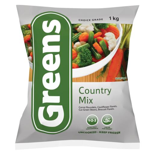 Greens Frozen Vegetables Country Mix 1kg