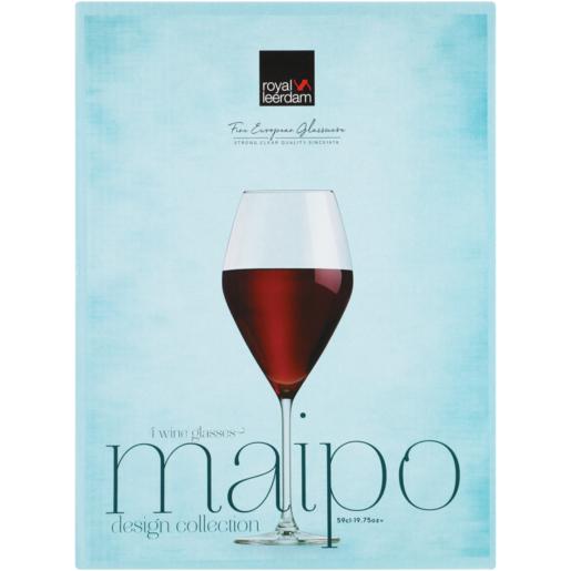 Royal Leerdam Maipo Red Wine Glass Set 4 Piece