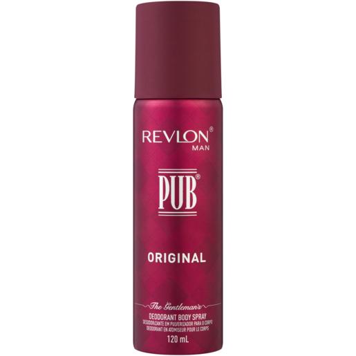 Revlon Man Original Pub Deodorant Body Spray 120ml