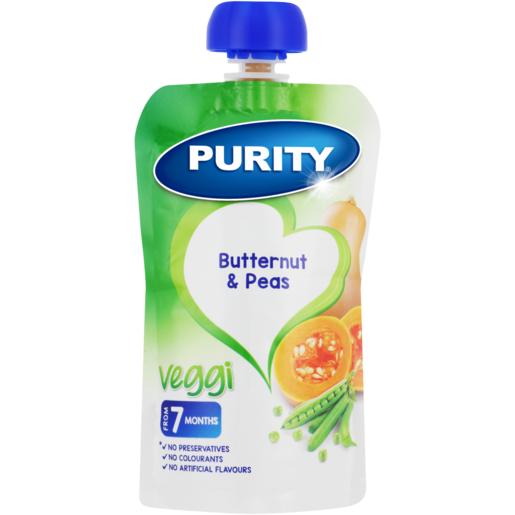 Purity Butternut & Peas Vegetable Puree 7 Months+ 110ml