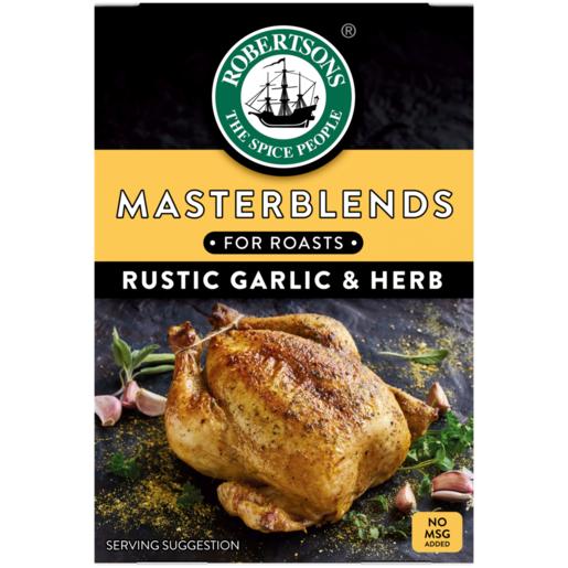Robertsons Masterblends Rustic Garlic and Herb Spice Blend Refill 60g