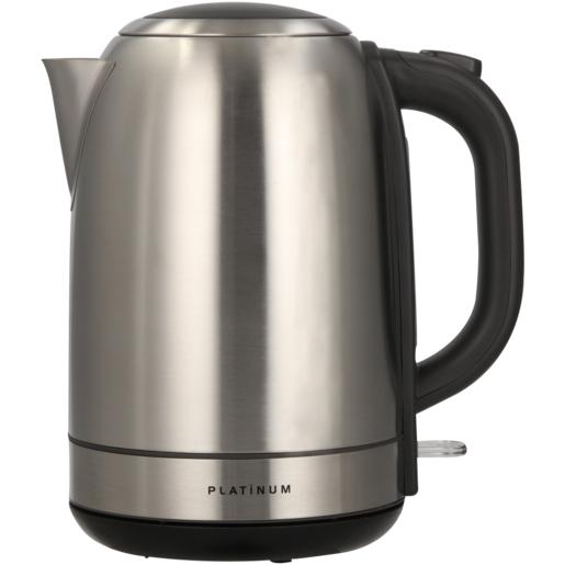Platinum Brushed Cordless Kettle 1.7L
