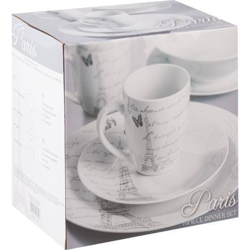 Paris Theme Dinner Set 16 Piece