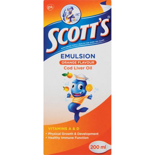 Scott’s Emulsion Orange Cod Liver Oil 200ml