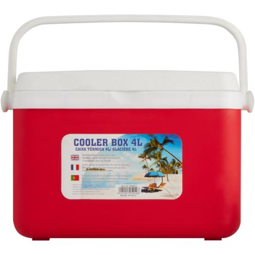 Red Cooler Box Small 4L