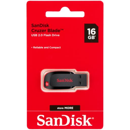 SanDisk Cruzer Blade USB-A 2.0 Flash Drive 16GB