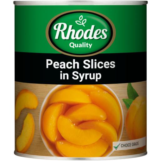 Rhodes Peach Slices In Syrup Tin 3.06kg