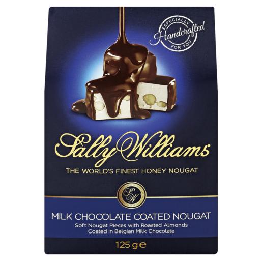 Sally Williams Milk Chocolate Coated Nougat 125g