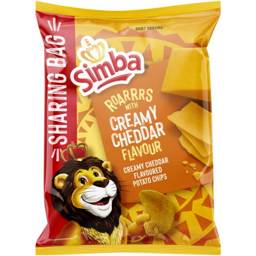 Simba Creamy Cheddar Flavoured Potato Chips 200g