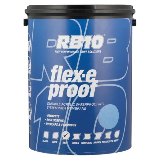 RB10 Red Flex-E Proof Waterproofing Paint 5L