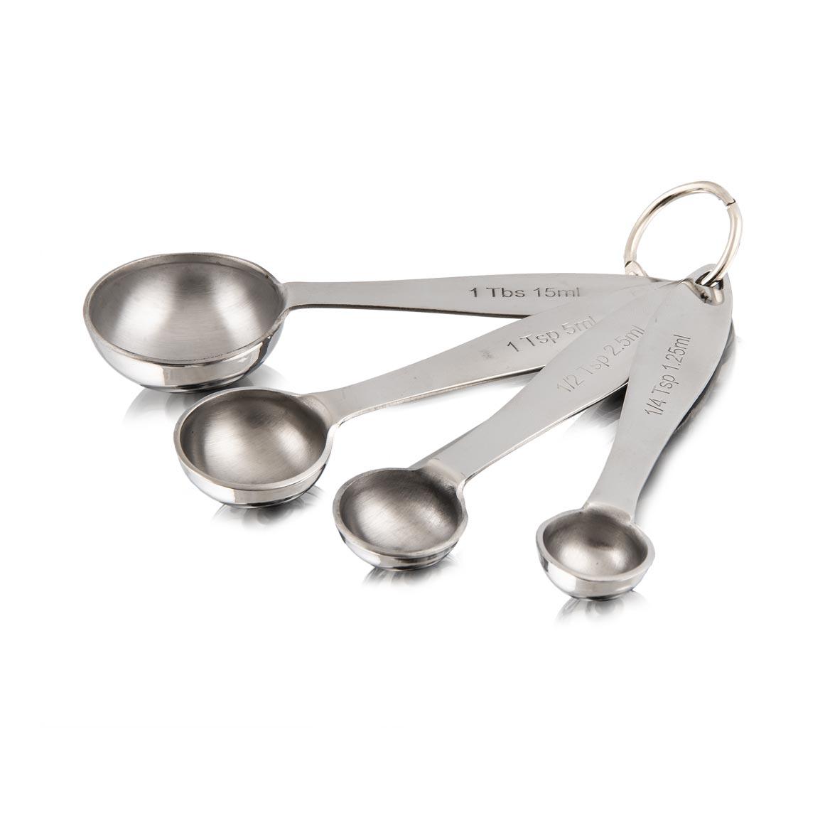 SC MEASURING SPOONS SET SILVER