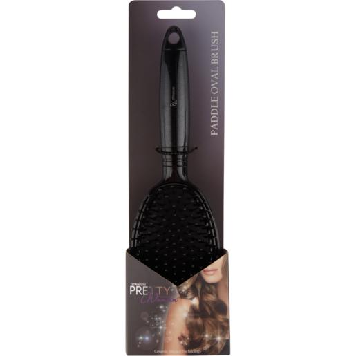 Pretty Woman Black Padded Oval Brush