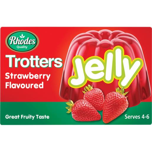 Rhodes Trotters Strawberry Flavoured Jelly 40g